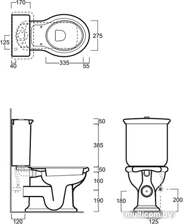 Унитаз Simas Lante [LA08]