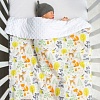 Плед Amarobaby Растем вместе. Зверята 95х85 (желтый/оранжевый)