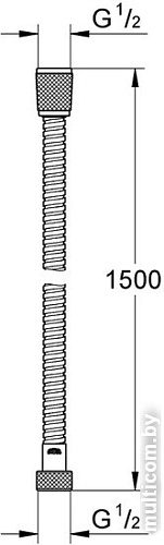 Душевой шланг Grohe Relexaflex Metal 28105000