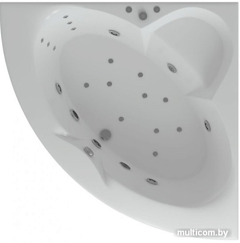 Ванна Aquatek Поларис 1 140x140 (с каркасом и экраном)