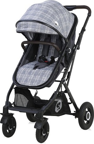 Универсальная коляска Lorelli Sena 2021 (3 в 1, серый квадрат)