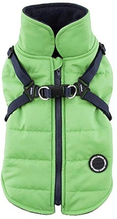 Шлейка-жилетка Puppia Mountaneer ll PAPD-VT1366-GR-S (зеленый)