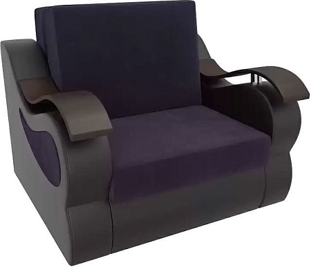 Кресло-кровать Mebelico Меркурий 105487 80 см (фиолетовый/черный)