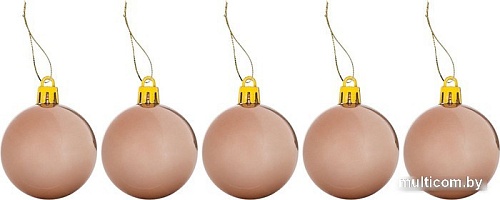 Елочная игрушка Золотая сказка 591129 (золото/перламутр)