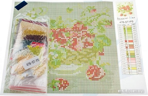 Алмазная мозаика Белоснежка Садовая земляника 476-ST-PS