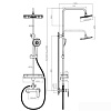 Душевая система Rossinka Silvermix RS27-45
