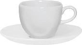 Чашка с блюдцем Oxford White 077116 RB05-9504