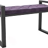 Банкетка Hype Mebel Бридж (черный/фиолетовый)