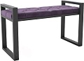 Банкетка Hype Mebel Бридж (черный/фиолетовый)