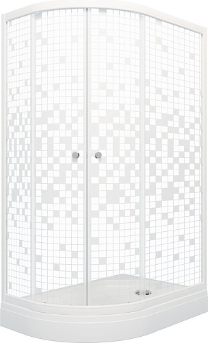 Душевой уголок Triton Коралл А Мозаика 120x80 R