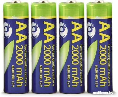 Аккумуляторы Gembird AA 2000 mAh 4 шт. EG-BA-AA20R4-01