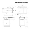 Кухонная мойка Ulgran Quartz Prima 850 (уголь)