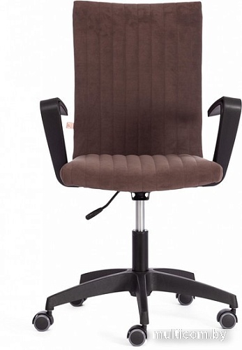 Офисное кресло TetChair Spark флок (коричневый)