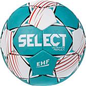 Гандбольный мяч Select Ultimate Replica v22 1672858004 (размер 3, белый/зеленый)