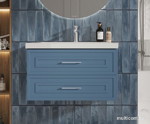 Cersanit Тумба под умывальник Classic 80 69091 (голубой матовый)