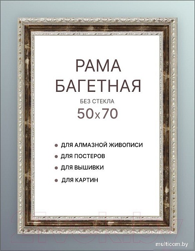 Фоторамка Декарт 50x70 8Л3600 (коричневый с золотом)