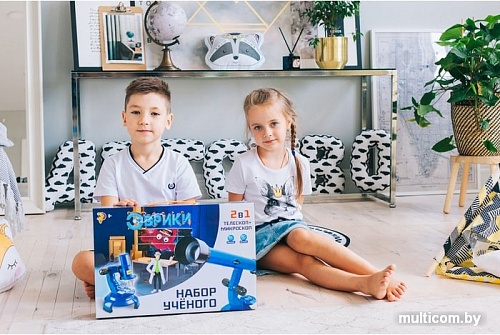 Детский микроскоп, телескоп Эврики Телескоп и микроскоп 1629481