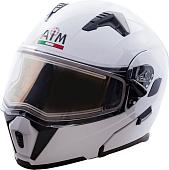 Мотошлем AIM JK906 906-007-S (S, белый глянец)