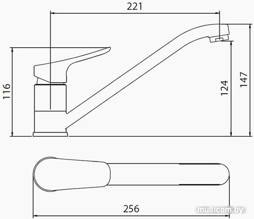 Смеситель Damixa Scandi Pin HFSN00064