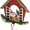 Елочная игрушка Волшебная страна Санта в окне SYMZPA-4423152