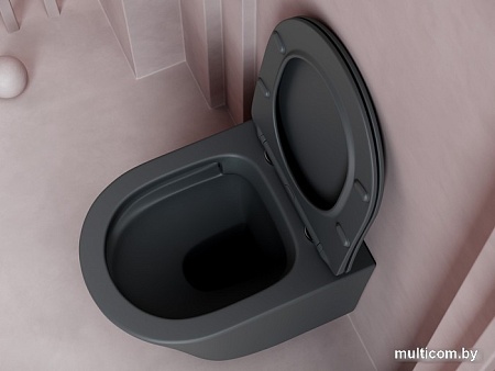 Унитаз подвесной Ceramica Nova Balearica Rimless CN6000MDH