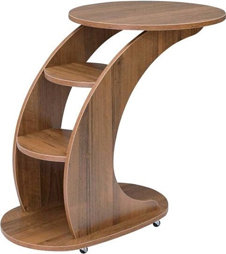 Журнальный столик Мебелик Стелс (орех)