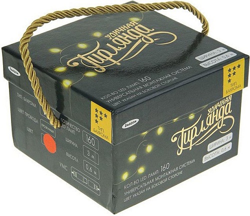 Бахрома Luazon Силикон (3x0.6 м, красный) [187281]