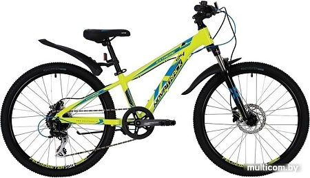 Велосипед Novatrack Extreme 24 HDisc р.11 2020 (зеленый)