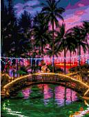 Алмазная мозаика Lori Гавайский закат Ам-158