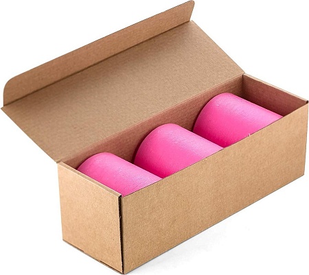 Набор свечей Мелт 75 мм (3 шт, розовый)