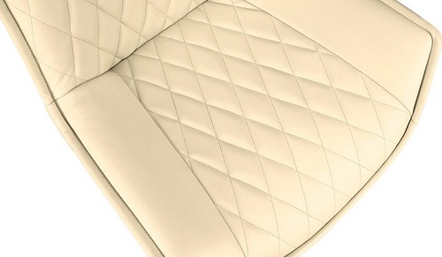 Стул Трия Фэнди К1С (черный муар/кожзам Polo Cream)