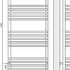 Полотенцесушитель TERMINUS Арт П18 (500x1200)