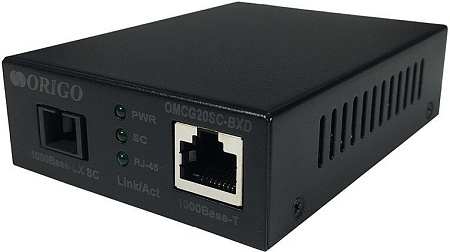 Медиаконвертер Origo OMCG20SC-BXD/A1A