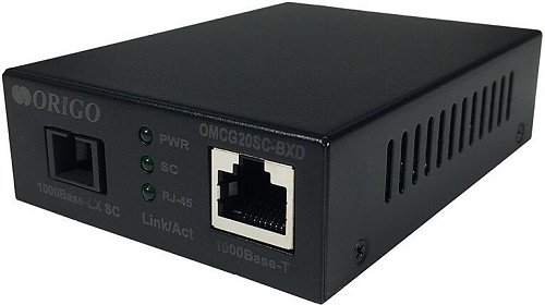 Медиаконвертер Origo OMCG20SC-BXD/A1A