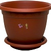 Горшок Plastic Republic Борнео (коричневый)