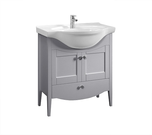 Belux Тумба под умывальник Афины Н 85-01 (30, железный серый матовый)