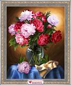 Алмазная мозаика Алмазная Живопись Шикарные пионы АЖ-1734