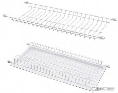Готовая кухня Интерлиния Мила Деко 1.68x3.0 левая (океан-океан-травертин серый)
