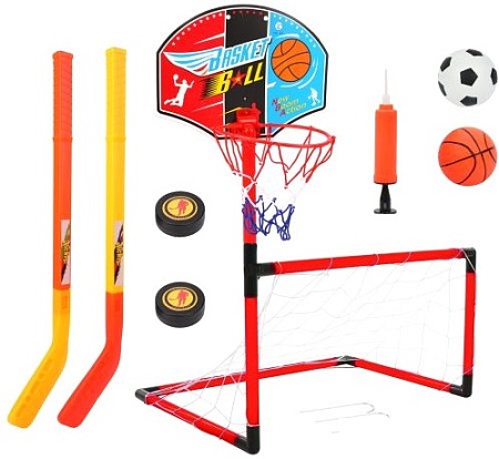 Игровой набор Наша Игрушка Футбол, баскетбол, хоккей JY2266C1