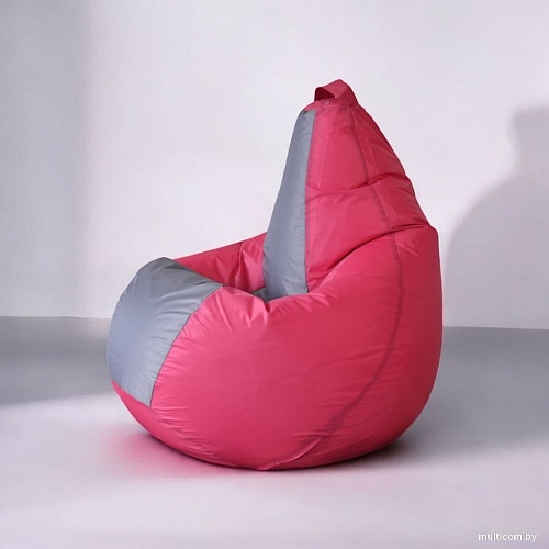 Кресло-мешок Mio Tesoro Груша Kombo XXL GF-130x85-FS (фуксия/серый)