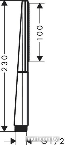Душевой гарнитур Hansgrohe Rainfinity 100 1jet 26866670