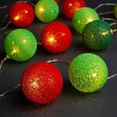 Гирлянда Luazon Нить 20 LED 5м (теплый белый) 3590725