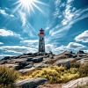 Алмазная мозаика Феникс+ Путь к маяку 65572