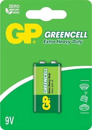 Батарейки GP Greencell 9V 1604G