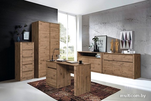 Тумба Рэйгрупп Bromo ТК-07 2D 130x80x51 ТВ-07 VL (дуб веллингтон)