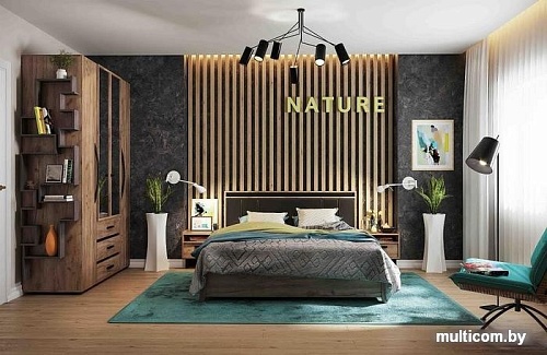 Тумба Глазов Nature 41 (дуб табачный Craft)