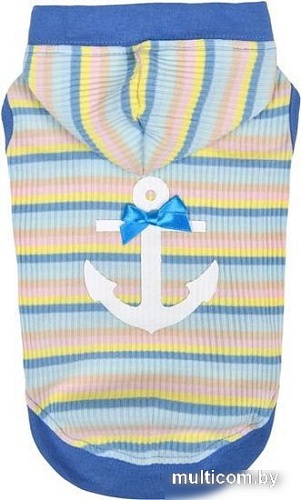 Футболка Pinkaholic Maire с капюшоном NAWA-TS7710-BL-S (синий)