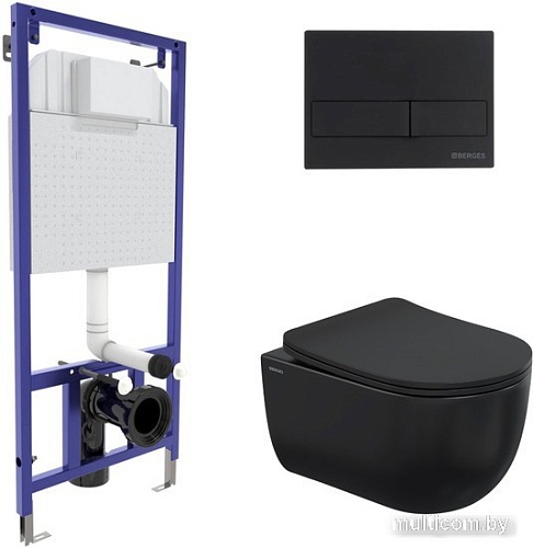 Унитаз подвесной Berges Wasserhaus Ventas 043324