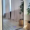Зеркало с подсветкой eMZe 60x80 LED.UV.SMART.60.80.CHE.AF.4K (черный с УФ-окантовкой и подсветкой)