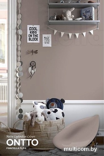 Краска Finntella Foxy Lapselli Matte Ontto F-50-1-3-FL214 2.7 л (коричневый)